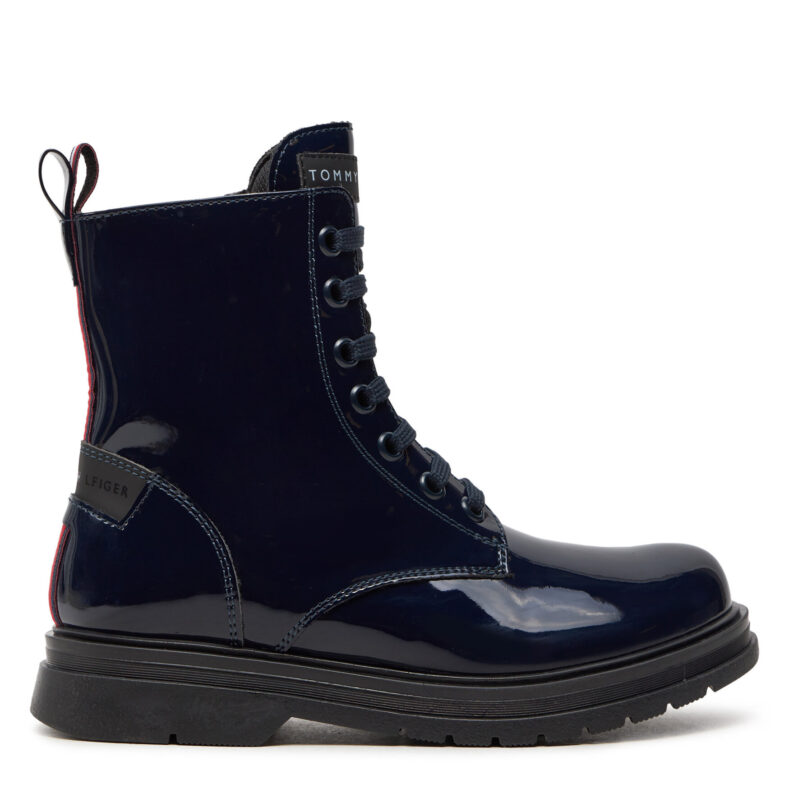 Боти Tommy Hilfiger T4A5-33588-0775 M Тъмносин цвят на ниска цена