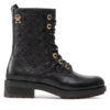 Боти Tommy Hilfiger Th Monogram Biker Boot FW0FW06817 Черен цвят на ниска цена