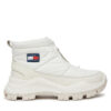 Боти Tommy Jeans EN0EN02641 Бял цвят на ниска цена