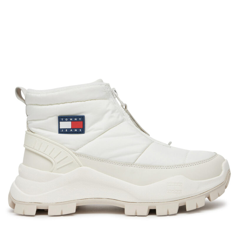 Боти Tommy Jeans EN0EN02641 Бял цвят на ниска цена
