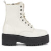 Боти Tommy Jeans Tjw Boot Zip Up EN0EN02305 Бял цвят на ниска цена