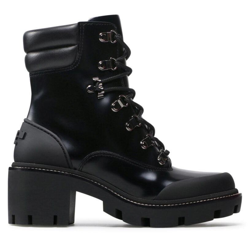 Боти Tory Burch Lug Sole Hiker Ankle Boot 85304 Черен цвят на ниска цена