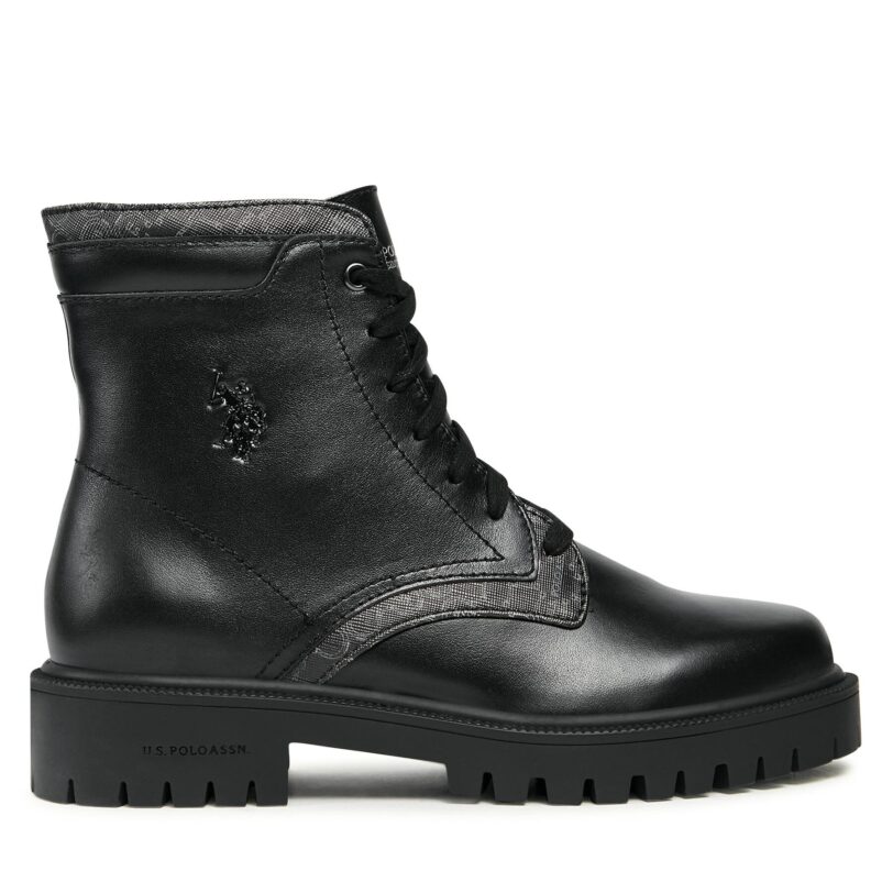 Боти U.S. Polo Assn. KARMA007 Черен цвят на ниска цена