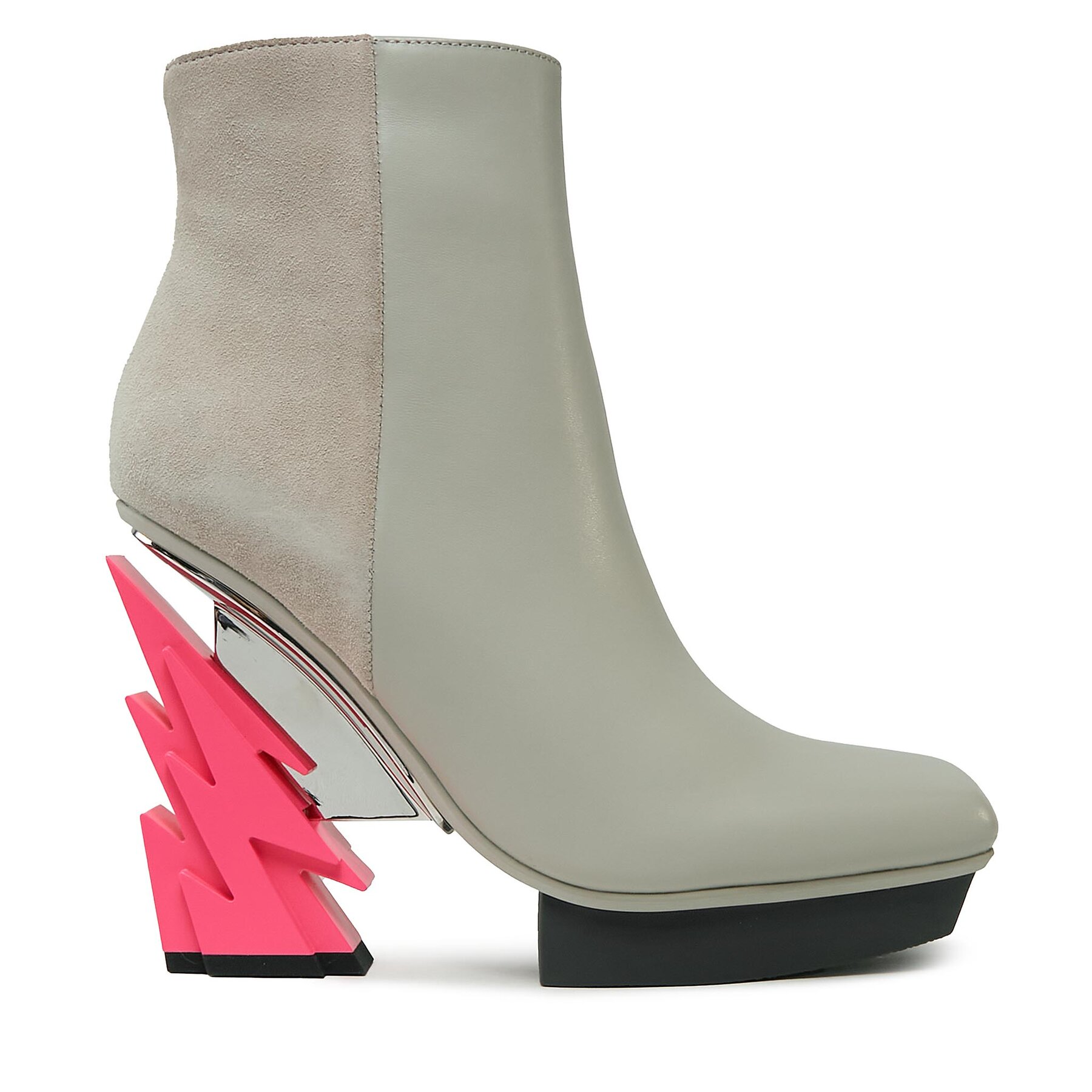 Боти United Nude Glam Square 1075079816 Бял цвят на ниска цена