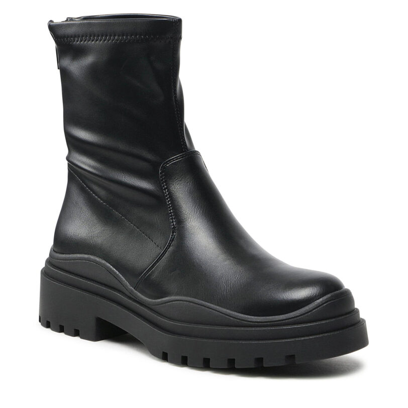 Боти Vero Moda Slim 10276066 Черен цвят на ниска цена