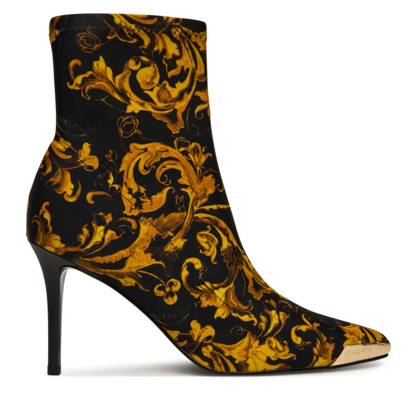 Боти Versace Jeans Couture 79VA3S51 Черен цвят на ниска цена