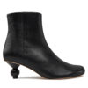 Боти Weekend Max Mara Acro 251579101460 Черен цвят на ниска цена
