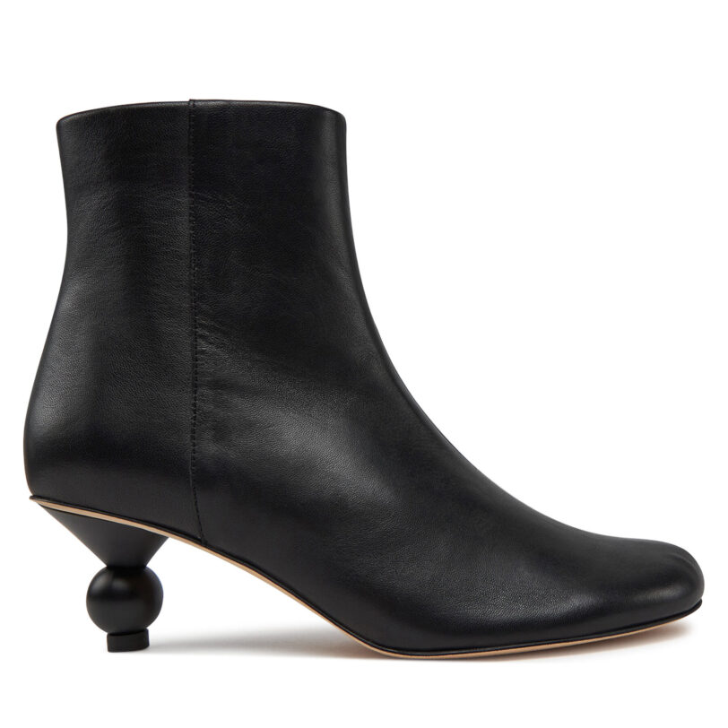 Боти Weekend Max Mara Acro 251579101460 Черен цвят на ниска цена