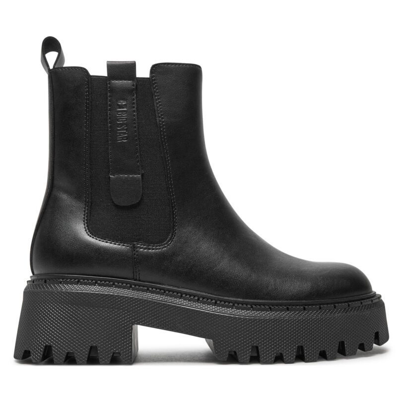 Боти тип челси Big Star Shoes OO274A386 Черен цвят на ниска цена
