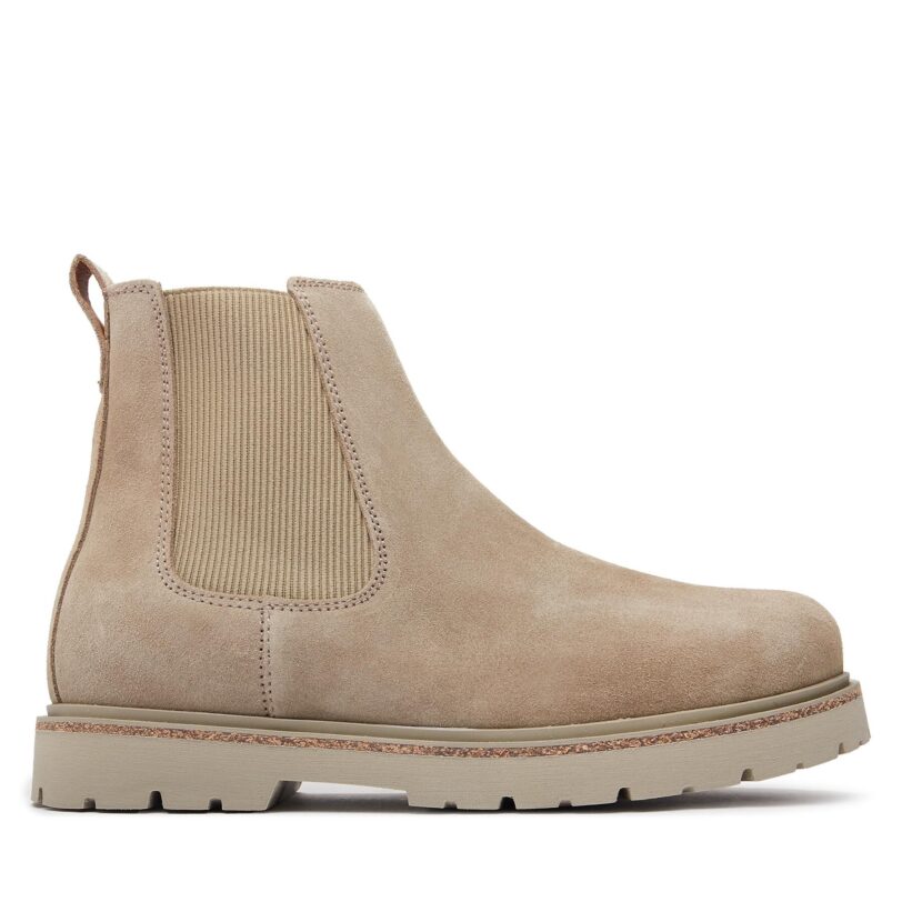 Боти тип челси Birkenstock Highwood 1025747 Бежов цвят на ниска цена