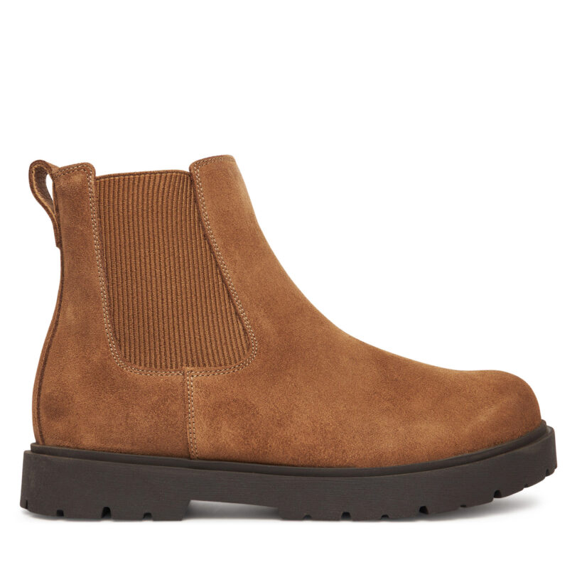 Боти тип челси Birkenstock Highwood Slip On Mid 1030115 Кафяв цвят на ниска цена