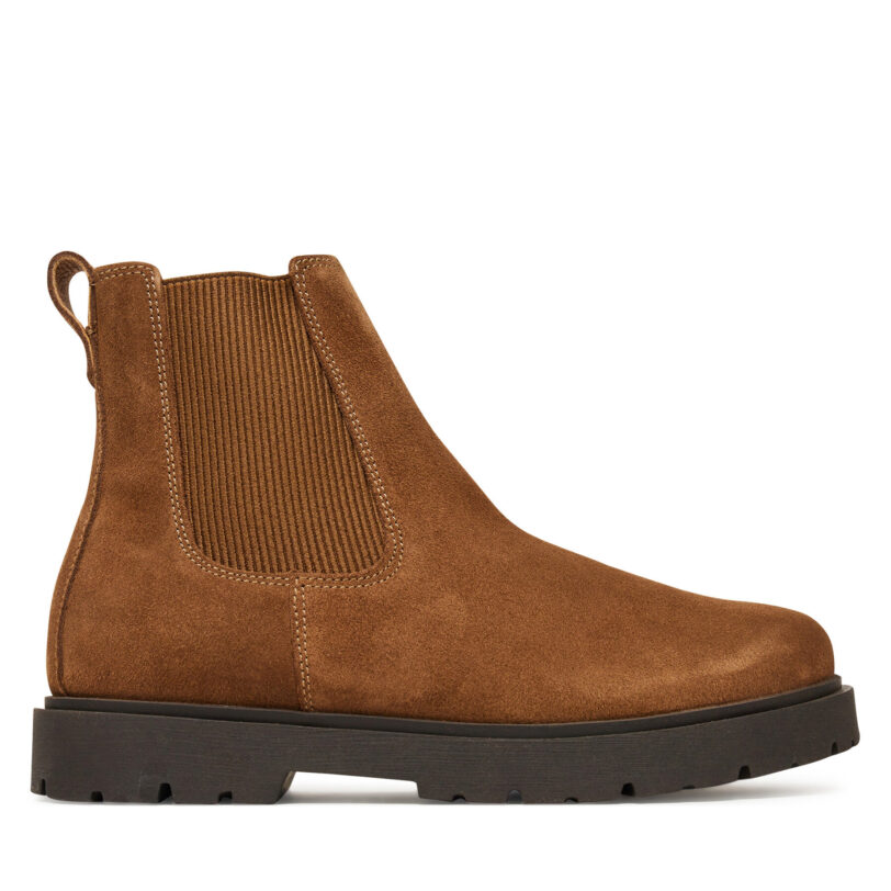 Боти тип челси Birkenstock Highwood Slip On Mid 1030632 Кафяв цвят на ниска цена