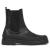 Боти тип челси Calvin Klein Chelsea Boot High HM0HM01215 Черен цвят на ниска цена