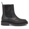 Боти тип челси Calvin Klein Jeans Combat Mid Chelsea Wn YW0YW01254 Черен цвят на ниска цена