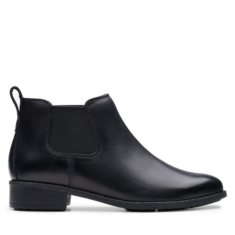 Боти тип челси Clarks Havisham Top 26178715 Черен цвят на ниска цена
