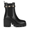 Боти тип челси Eva Minge MOANA-01W4-002 Черен цвят на ниска цена