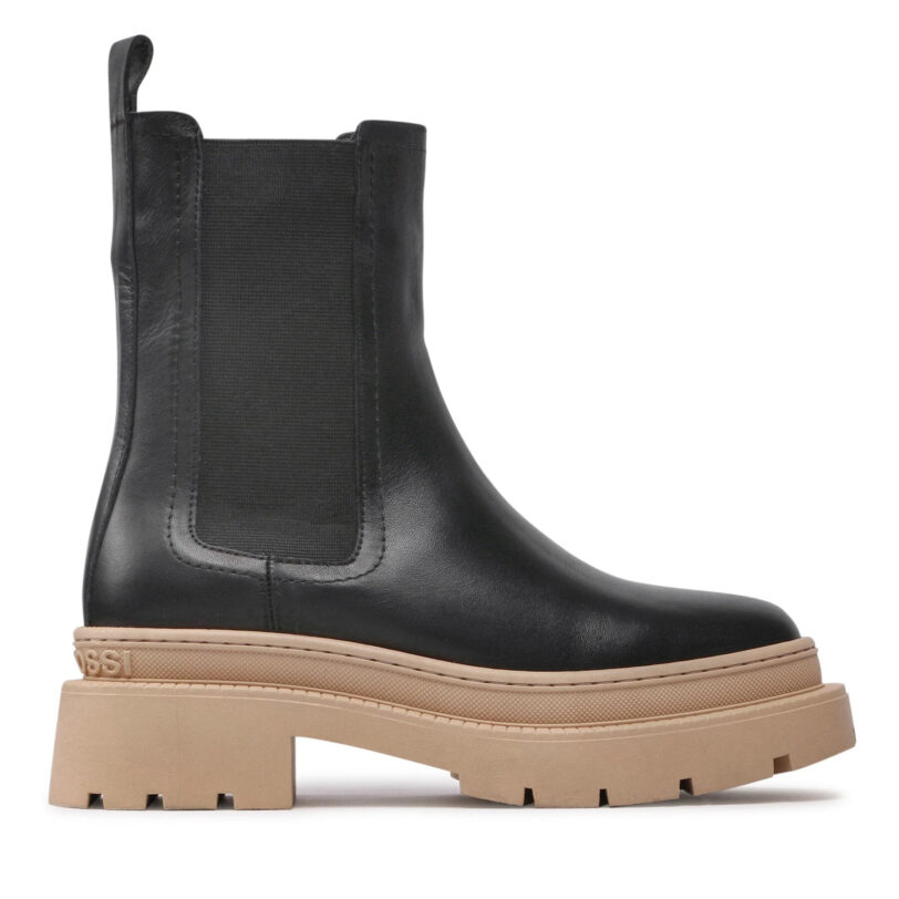 Боти тип челси Gino Rossi 222FW103 Черен цвят на ниска цена