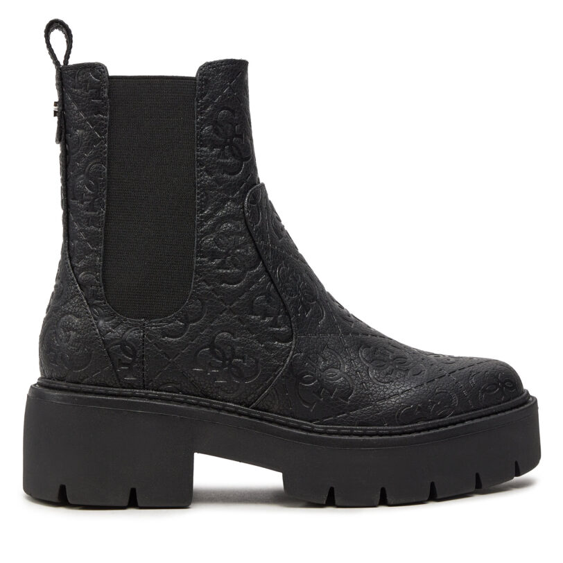 Боти тип челси Guess Shuze FLTSHU FAL10 Черен цвят на ниска цена