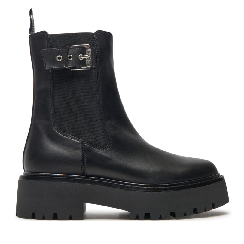 Боти тип челси KARL LAGERFELD KL43460 Черен цвят на ниска цена