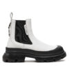 Боти тип челси KARL LAGERFELD KL43534 Бял цвят на ниска цена
