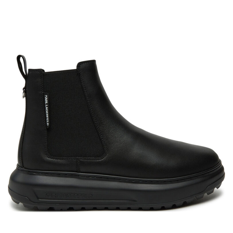 Боти тип челси KARL LAGERFELD KL5754 Черен цвят на ниска цена