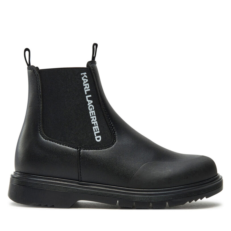 Боти тип челси Karl Lagerfeld Kids Z30365 M Черен цвят на ниска цена