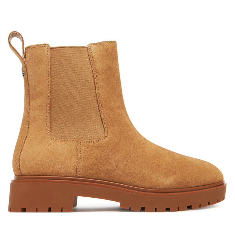 Боти тип челси LAUREN RALPH LAUREN 802974477001 Кафяв цвят на ниска цена