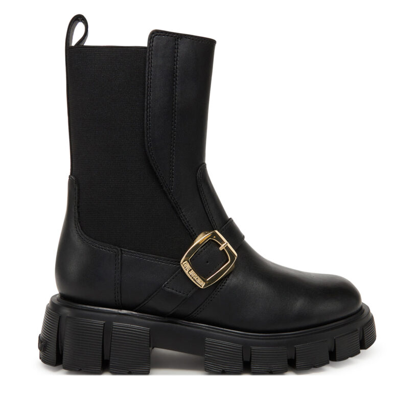 Боти тип челси LOVE MOSCHINO JA24105G1NIA000036 Черен цвят на ниска цена