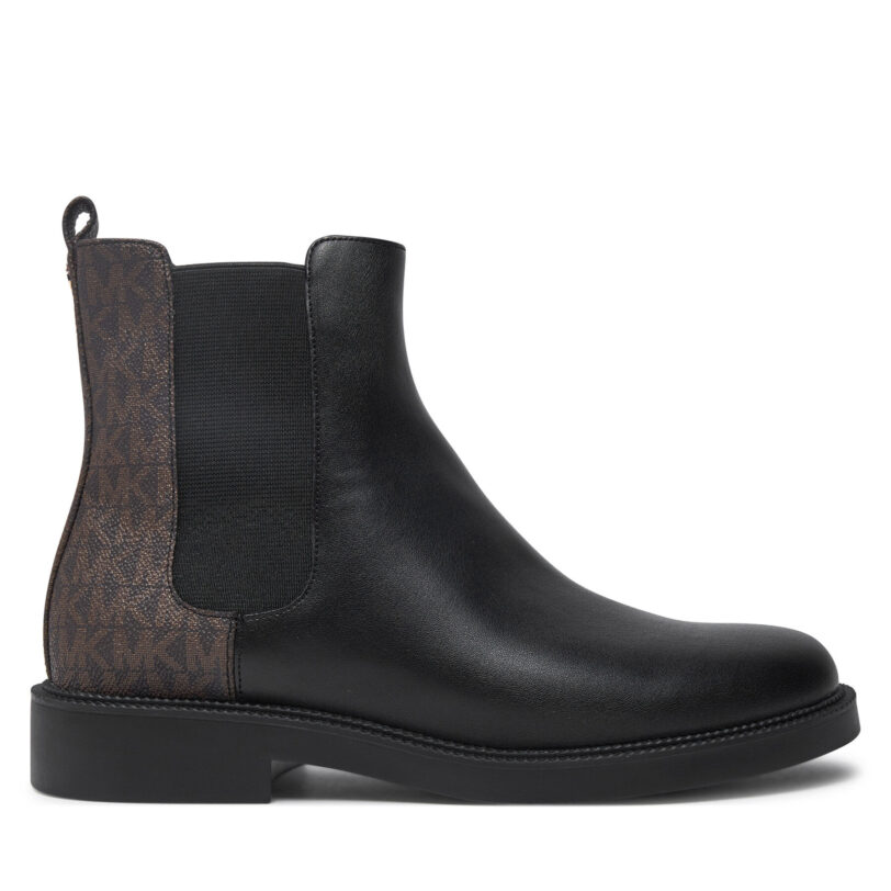 Боти тип челси MICHAEL Michael Kors Hazel Chelsea Bootie 40F4HZMEFL Черен цвят на ниска цена