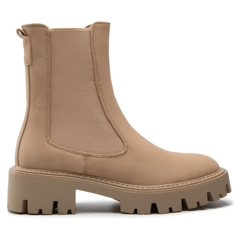 Боти тип челси ONLY Shoes Onlbetty 15274563 Бежов цвят на ниска цена