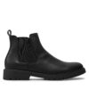 Боти тип челси Pierre Cardin 4714 Черен цвят на ниска цена