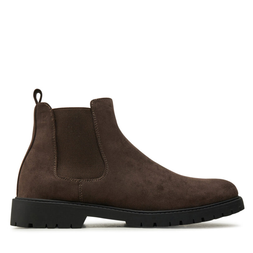 Боти тип челси Pierre Cardin 4715 Кафяв цвят на ниска цена