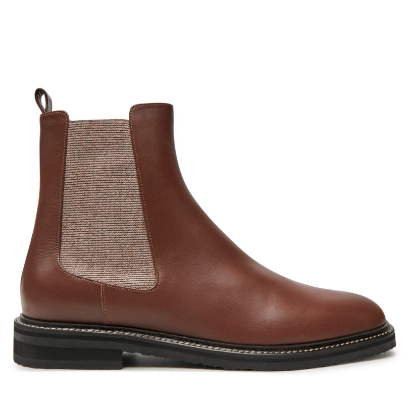 Боти тип челси Pollini SA21083G1LTDG217 Кафяв цвят на ниска цена