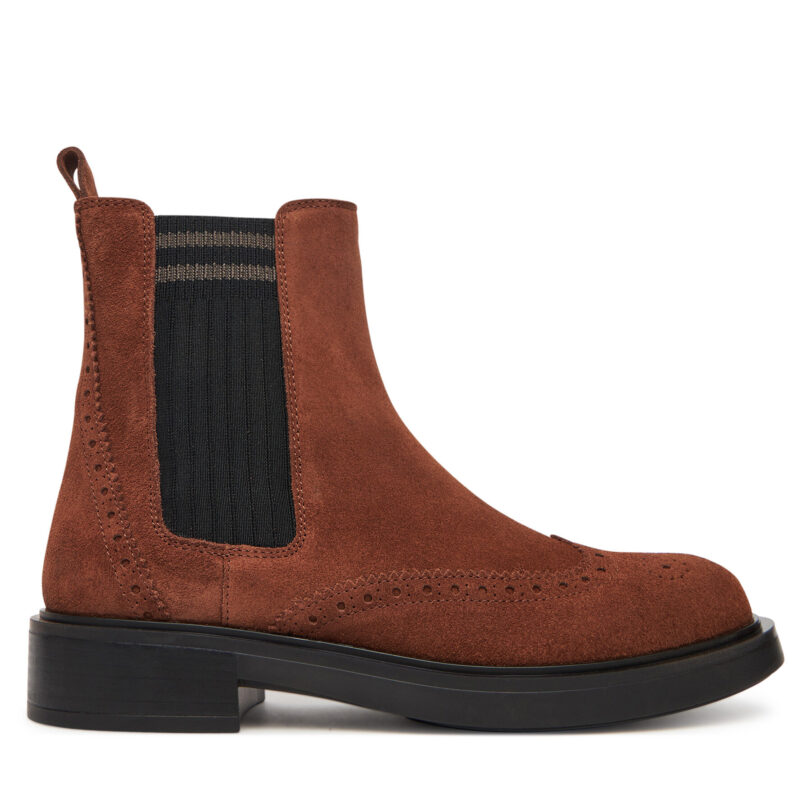 Боти тип челси Pollini SA21163G0NTF0217 Кафяв цвят на ниска цена