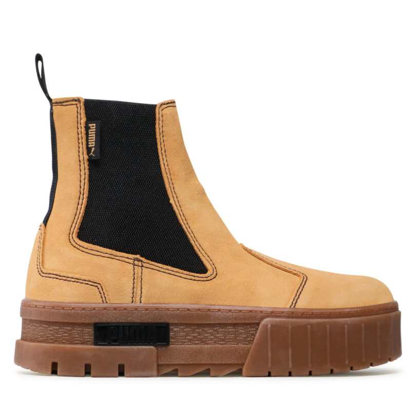 Боти тип челси Puma Mayze Chelsea Suede Wn's 382829 04 Жълт цвят на ниска цена