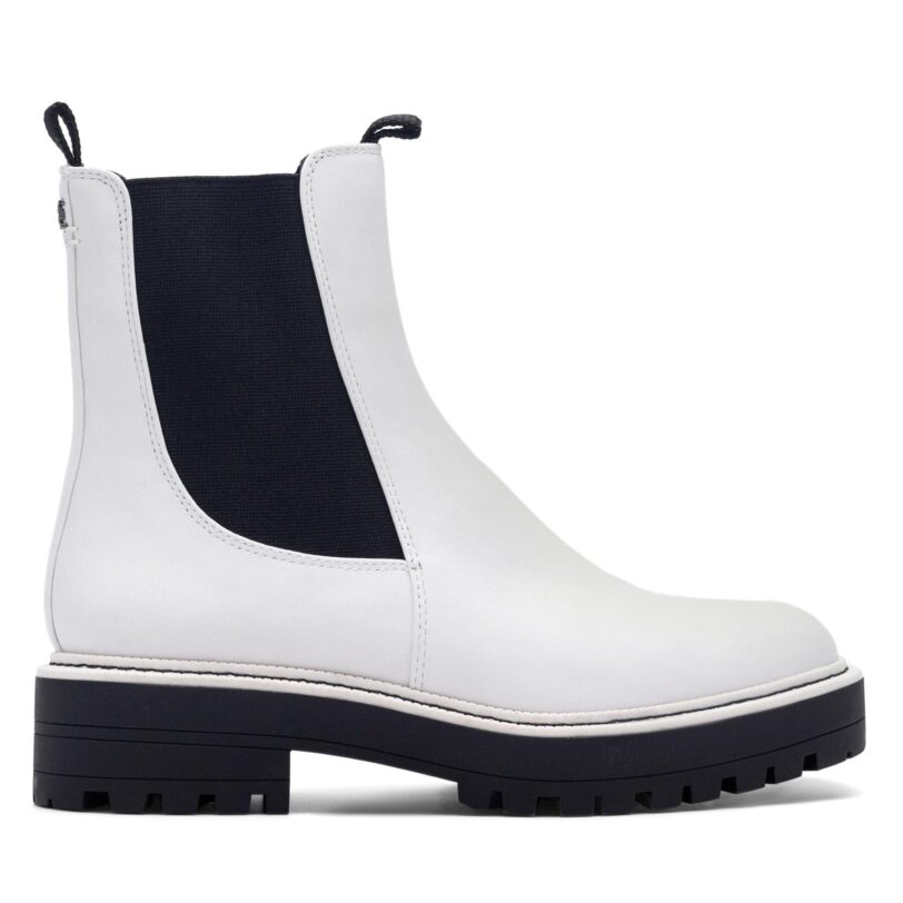 Боти тип челси SAM EDELMAN H2680L9101 Бял цвят на ниска цена