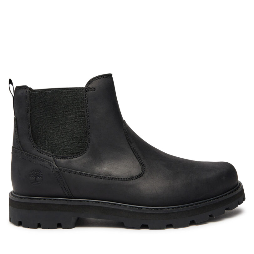 Боти тип челси Timberland Britton Road Mid Chelsea TB0A6A4WW021 Черен цвят на ниска цена