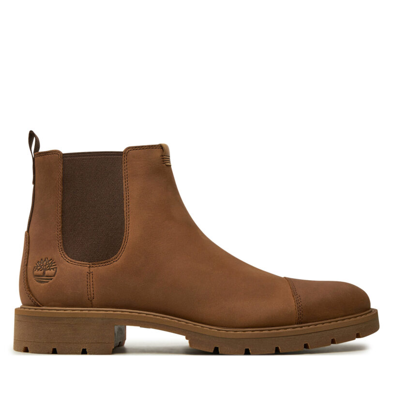 Боти тип челси Timberland Elmhurst Chelsea Basic TB0A29RJG281 Кафяв цвят на ниска цена