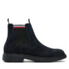 Боти тип челси Tommy Hilfiger Chelsea FM0FM05191 Тъмносин цвят на ниска цена