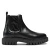 Боти тип челси Tommy Hilfiger Chunky FM0FM05197 Черен цвят на ниска цена