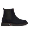 Боти тип челси Tommy Hilfiger Comfort Lwt FM0FM05592 Тъмносин цвят на ниска цена