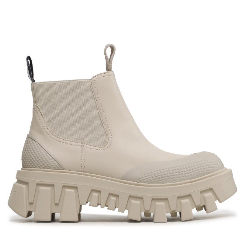 Боти тип челси Tommy Jeans Rubber Rain EN0EN02234 Екрю цвят на ниска цена