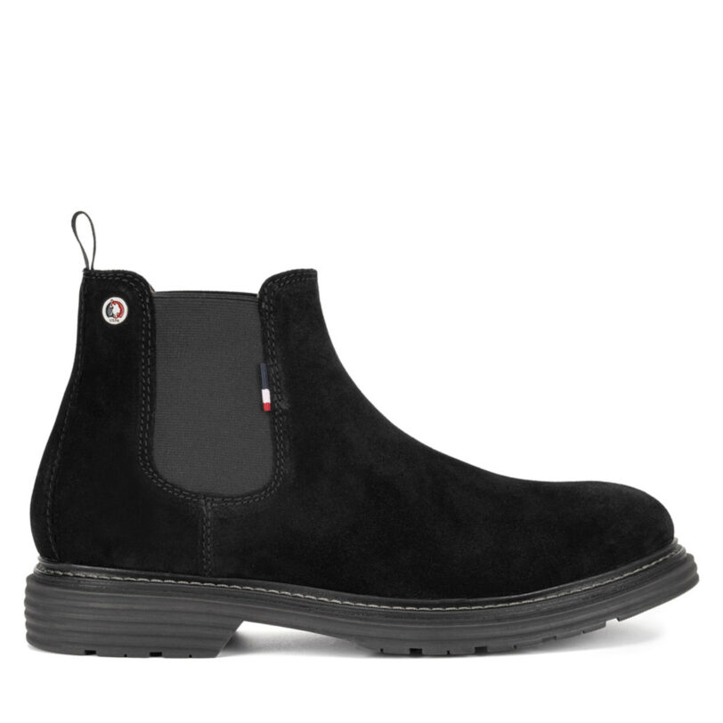 Боти тип челси U.S. Polo Assn. LORENZ001M/DSE1 Черен цвят на ниска цена