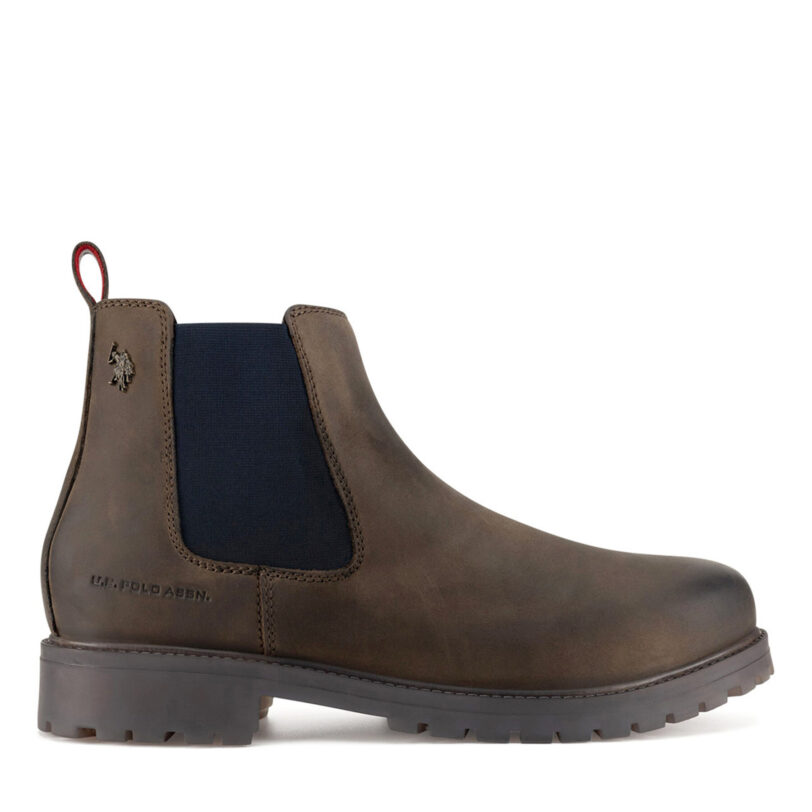 Боти тип челси U.S. Polo Assn. YUMI001M/DLE1 Кафяв цвят на ниска цена
