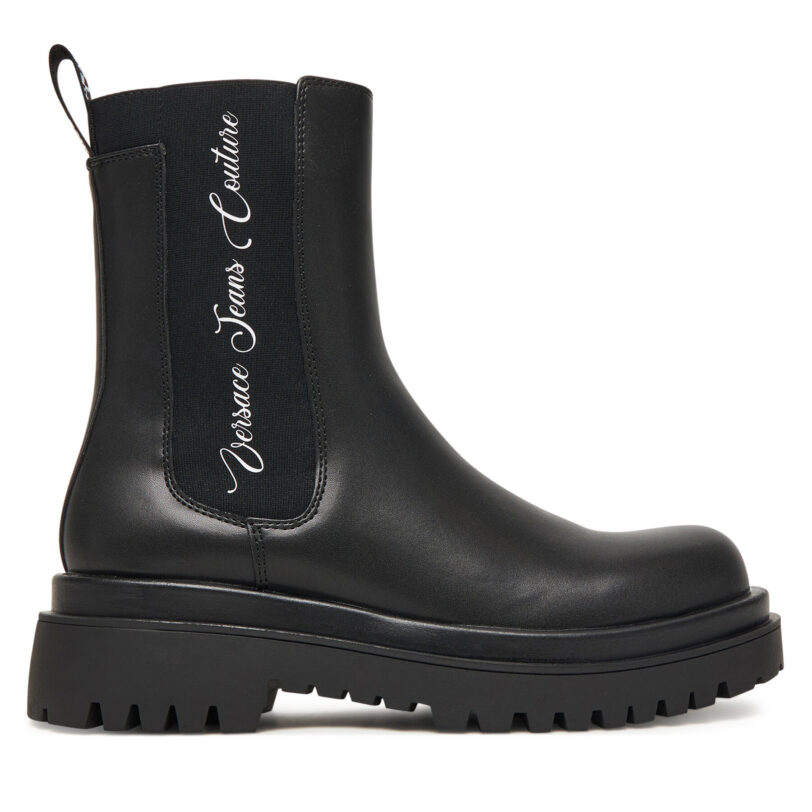 Боти тип челси Versace Jeans Couture 79VA3S60 Черен цвят на ниска цена