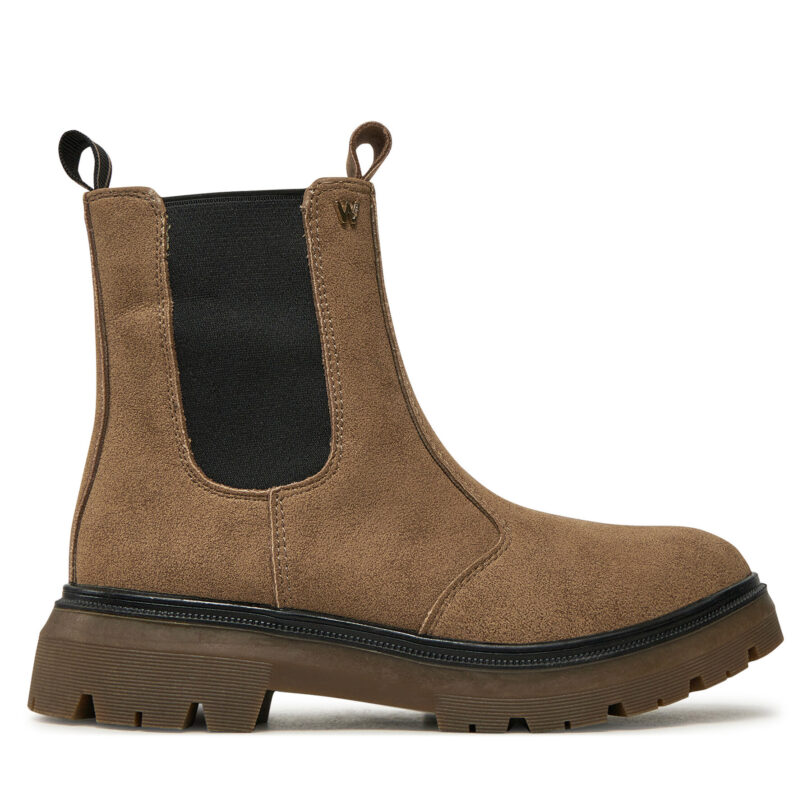 Боти тип челси Wrangler Hadley 20243063.CJU Кафяв цвят на ниска цена