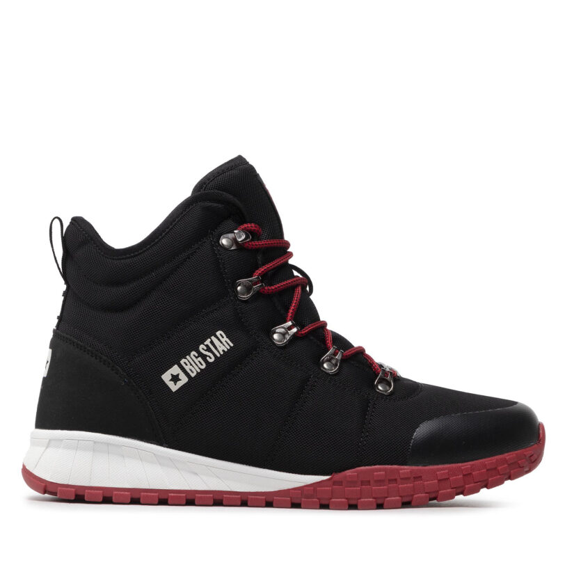 Ботуши Big Star Shoes KK174112 Черен цвят на ниска цена
