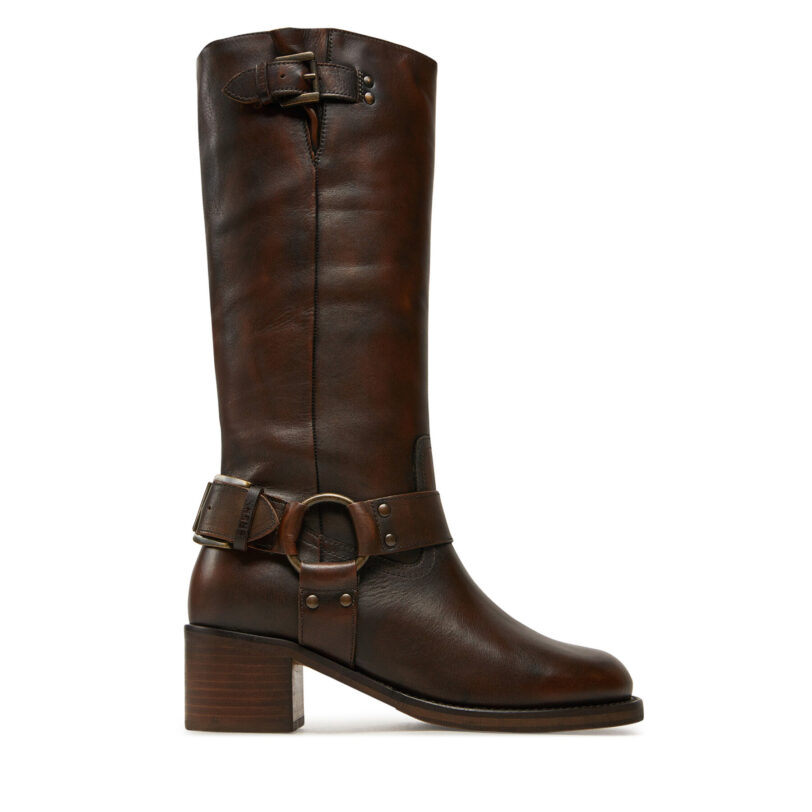 Ботуши Bronx High boots 14291-A Кафяв цвят на ниска цена