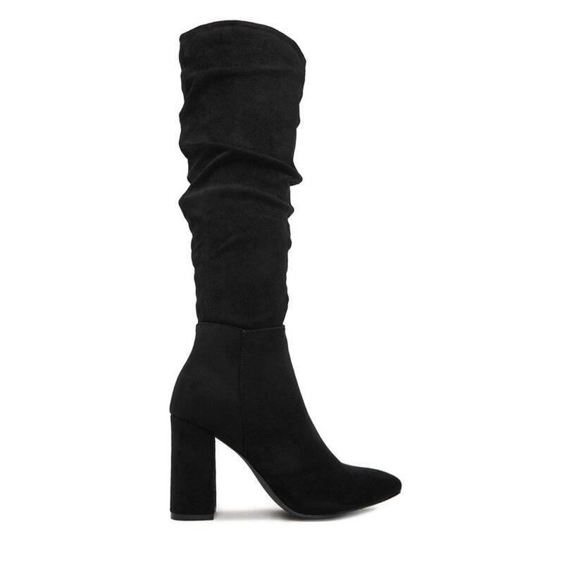 Ботуши DeeZee SQ856-2-BLACK SU Черен цвят на ниска цена