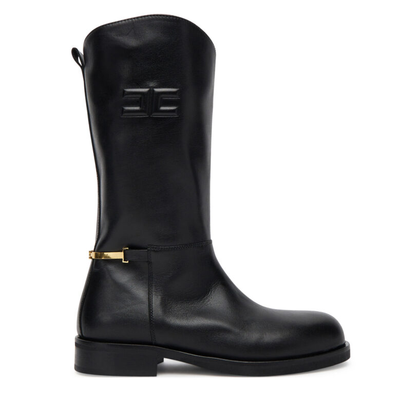 Ботуши Elisabetta Franchi F4-A6E-0449 Черен цвят на ниска цена